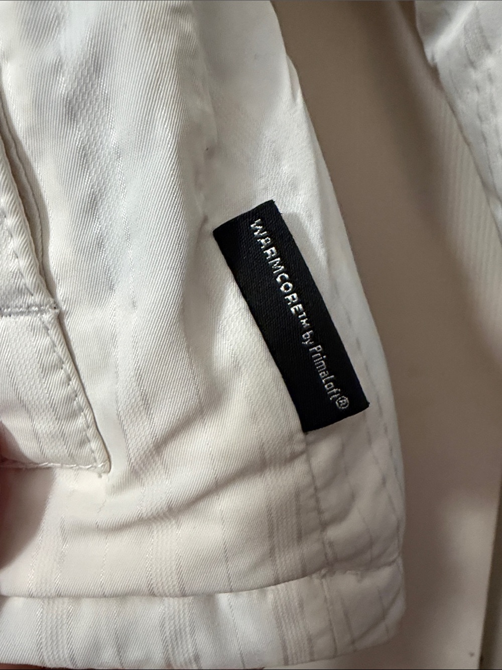 Helly Hansen White Ski Jacket with Hood - Picture 2 of 3